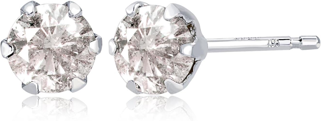 シアーズ(Sears) ダイヤモンドピアス 一粒ダイヤ 計 0.3ct