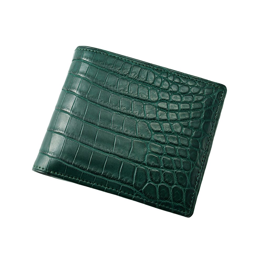 キプリス(CYPRIS) 小銭入れ付き札入れ マットクロコダイル