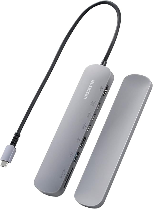 エレコム(ELECOM) USB Type-Cデータポート/固定用台座付ドッキングステーション DST-C22SV 2023