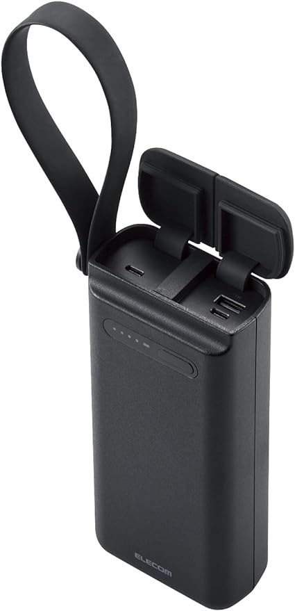 エレコム(ELECOM) リン酸鉄モバイルバッテリー DE-C41-30000 2023