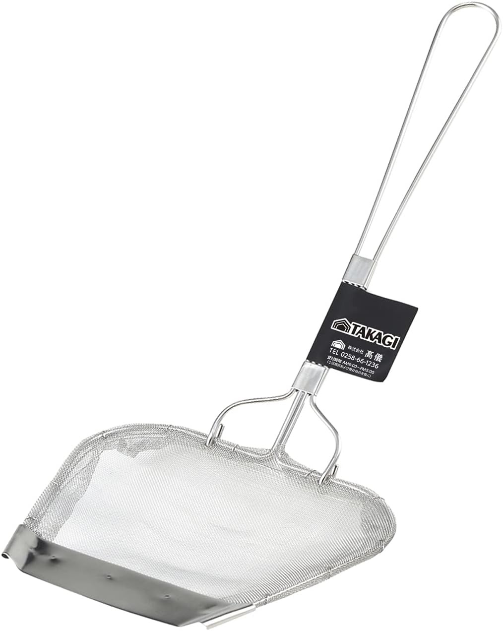 高儀(TAKAGI) ステンレス 手アミ角かす揚げ 細目