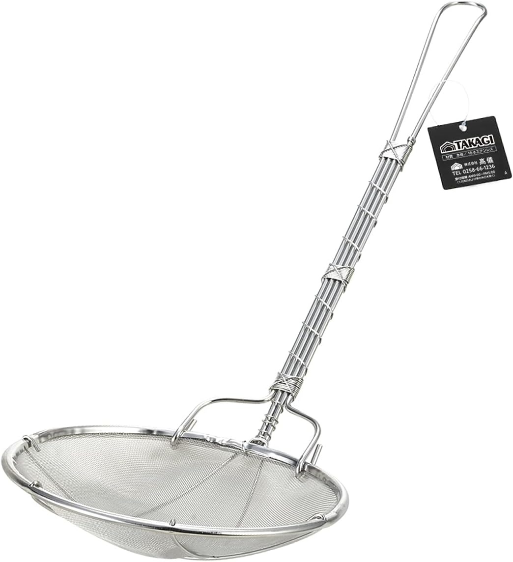 高儀(TAKAGI) 18-8ステンレス 強力プレスかす揚げ 細目