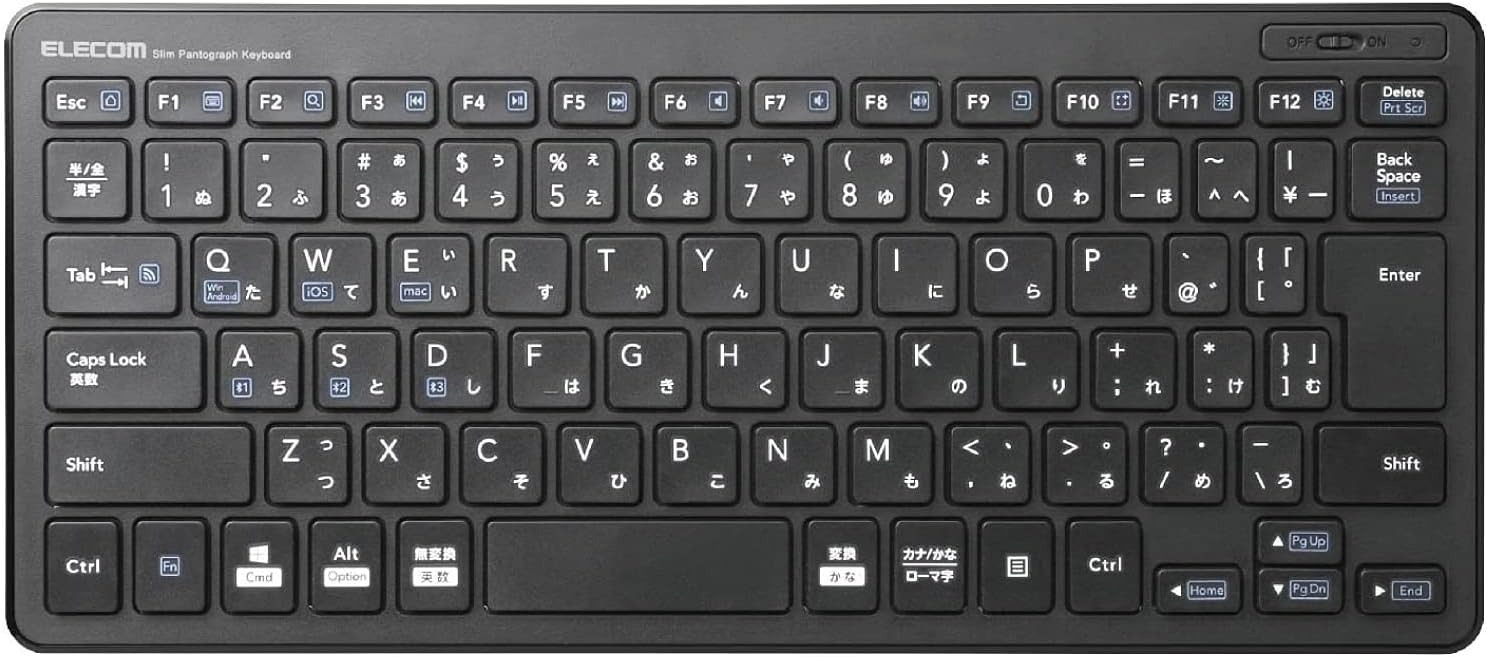 エレコム(ELECOM) Bluetooth超薄型ミニキーボード TK-FBP100BK 2017