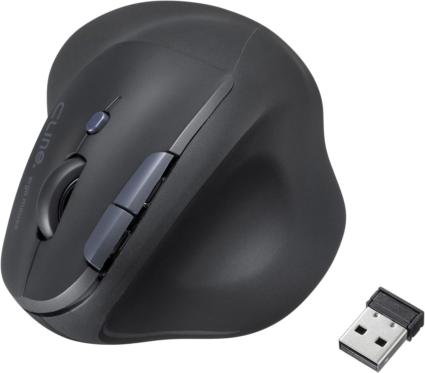 サンワサプライ(SANWA SUPPLY) 静音ワイヤレスエルゴノミクスマウス MA-EWBS513BK 2023