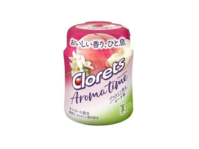 モンデリーズ・ジャパン クロレッツ アロマタイム ジャスミン香るピーチ味 ボトル