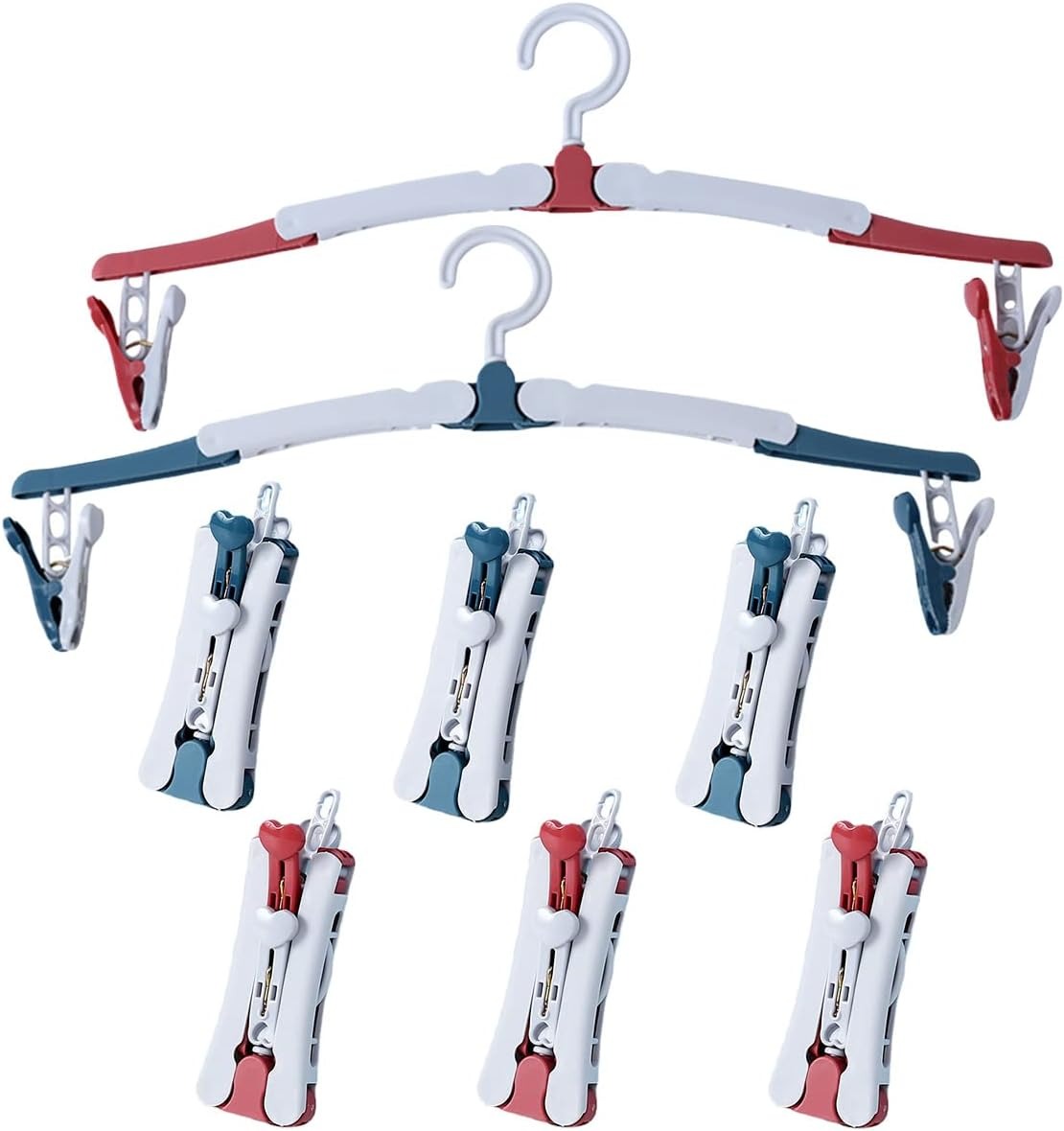 HGEN 折りたたみハンガー ポーチ付き