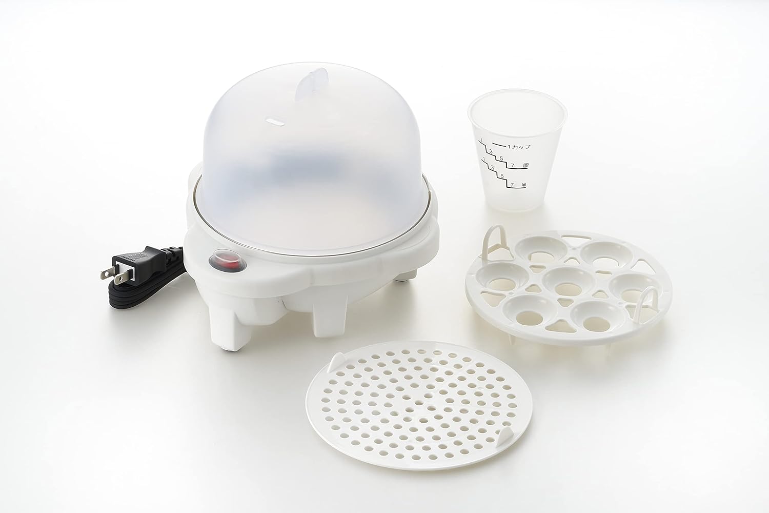 丸山技研 プチプレジール電気ゆでたまご器 目皿付 PDY-30