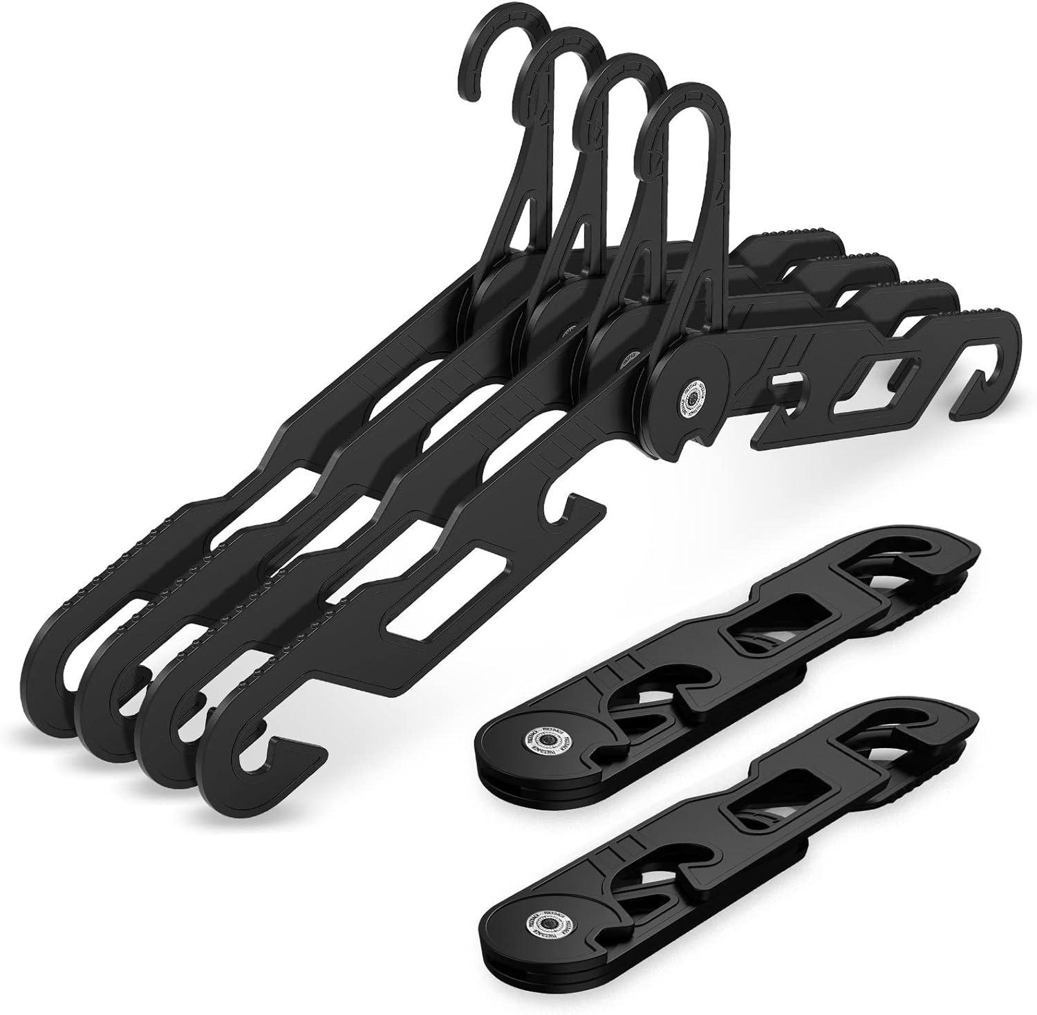 NICEDACK プレミアムトラベルハンガー折りたたみ式 NK-ZDYJ-3Z