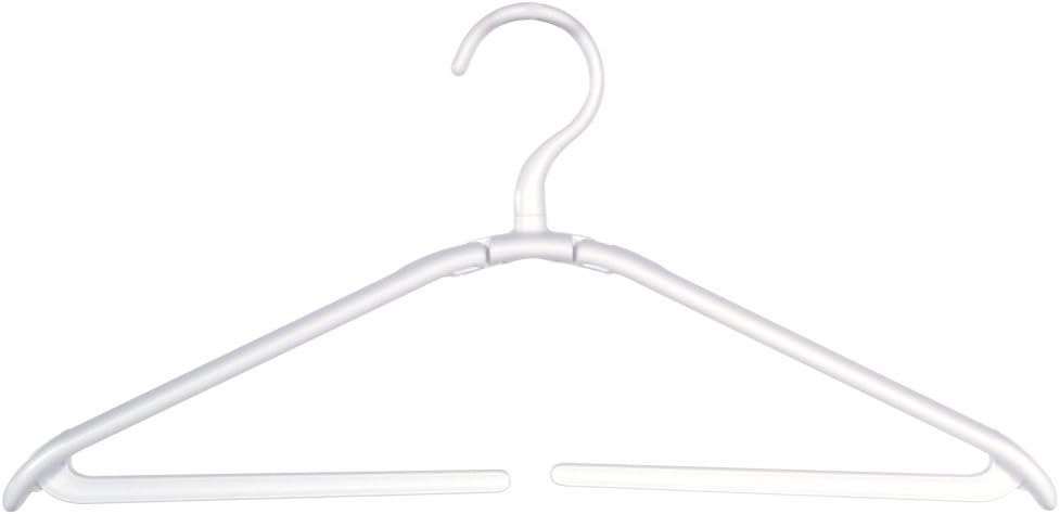 シンコハンガー(SHINKO) 折りたたみハンガー ホワイト 4973228