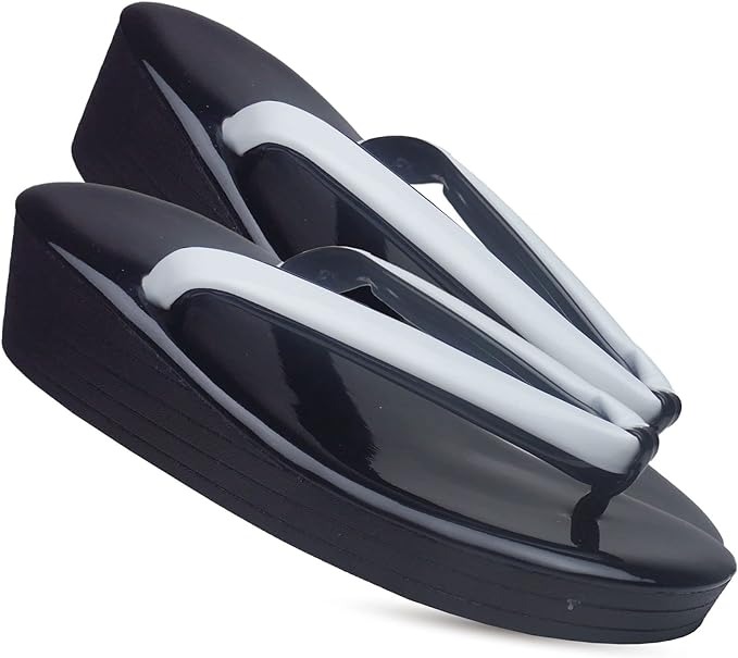 西織(NISHIORI) エナメル素材 ウレタン草履