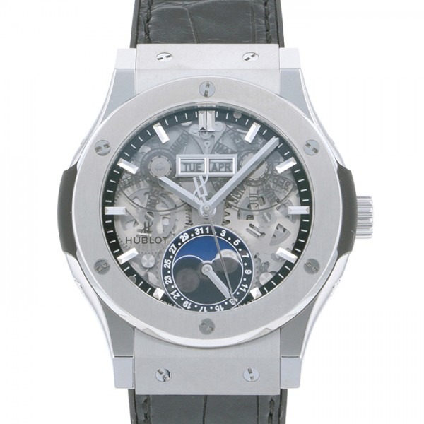 ウブロ(HUBLOT) クラシックフュージョン アエロフュージョン ムーンフェイズ チタニウム 547.NX.0170.LR
