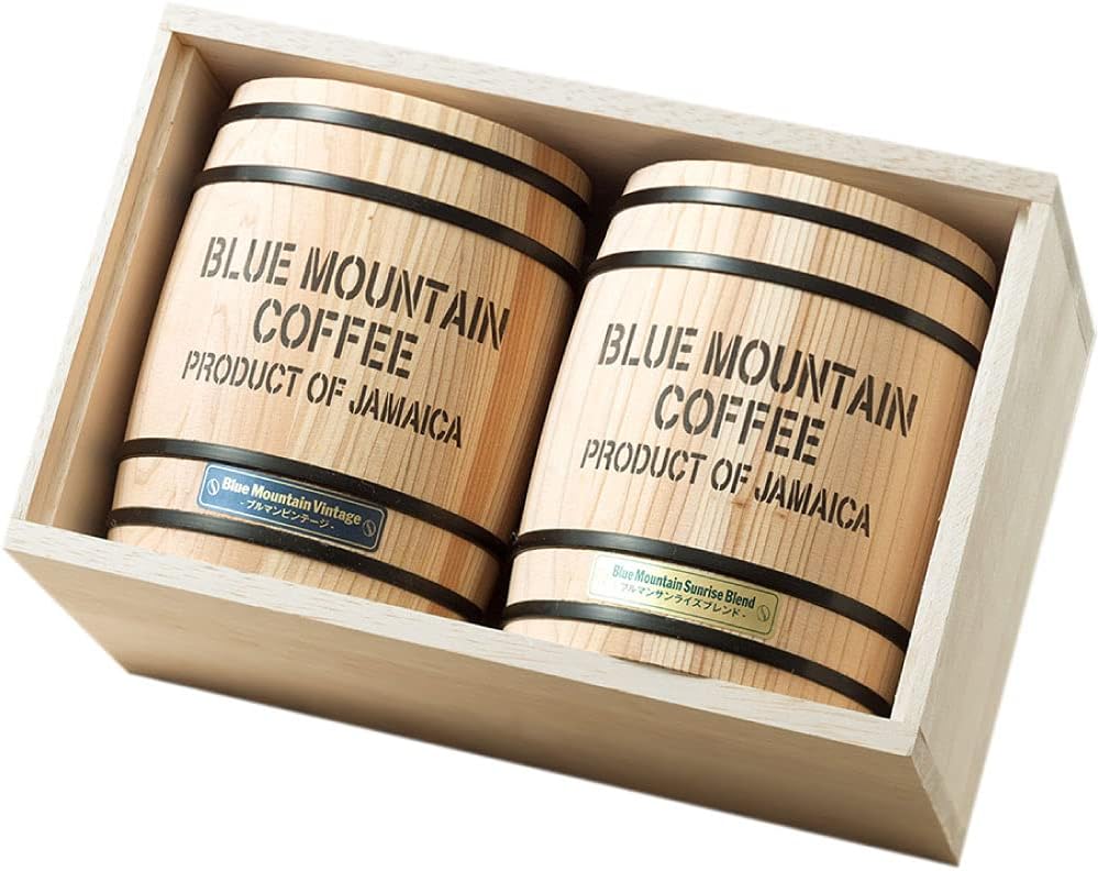 澤井珈琲 ブルーマウンテン木樽ギフトセット