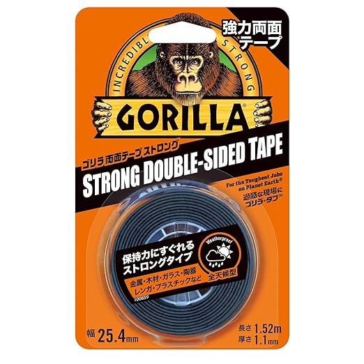呉工業(KURE) ゴリラ 両面テープ ストロング 1779