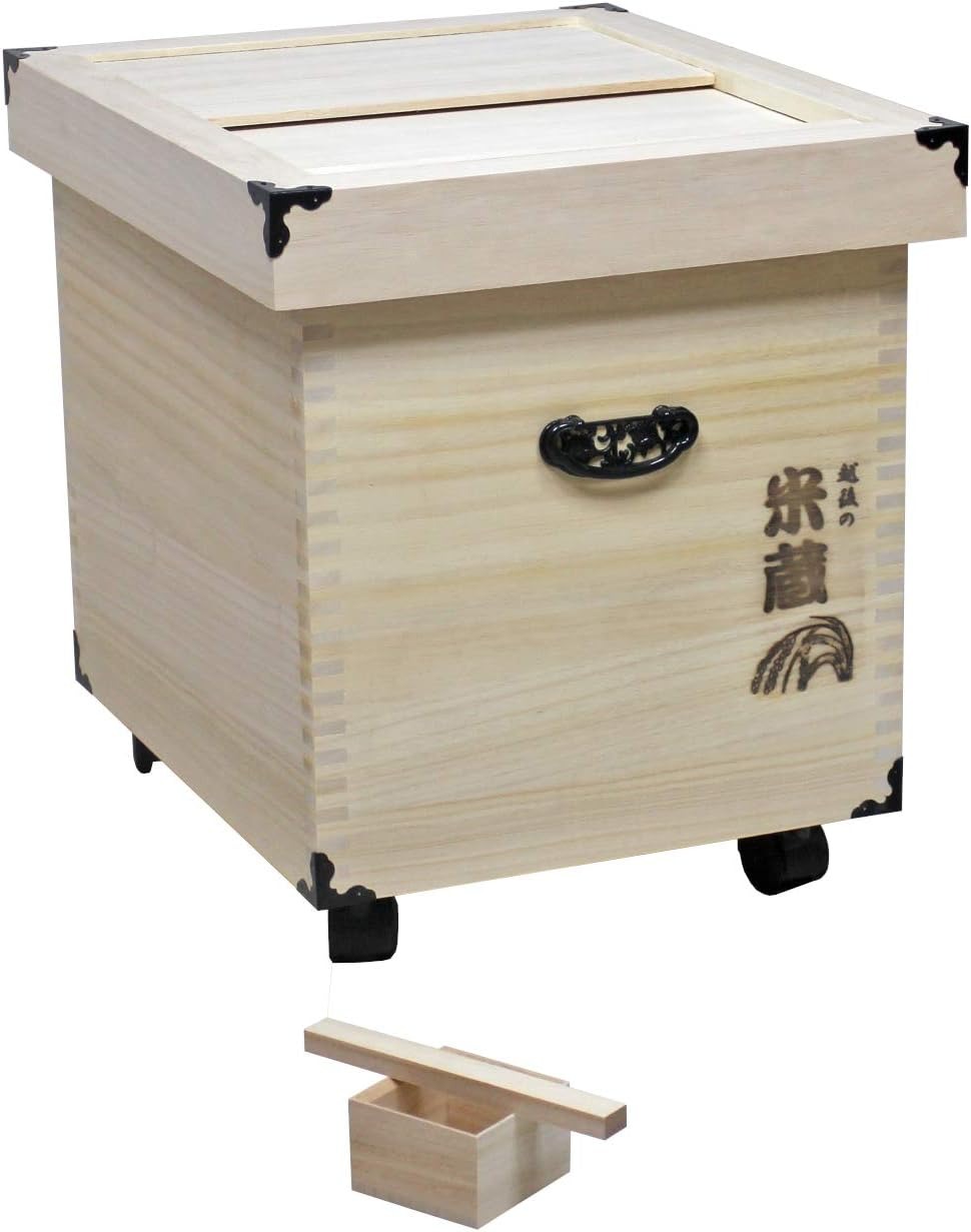ナガノ産業 桐製米びつ 米蔵 GL-30K