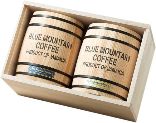 澤井珈琲 ミニチュア木樽入り ブルーマウンテンギフトセット