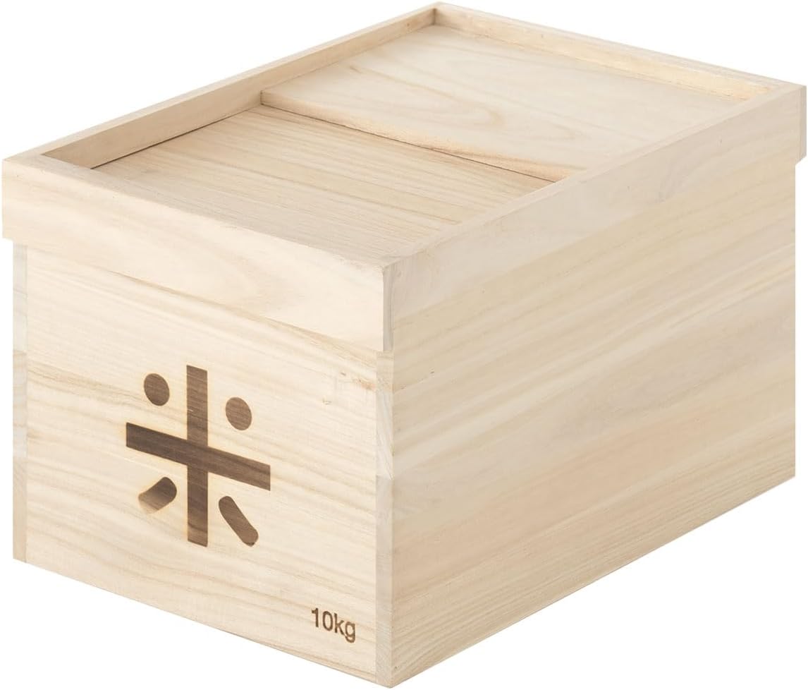 ぼん家具 10kg用 桐製米びつ