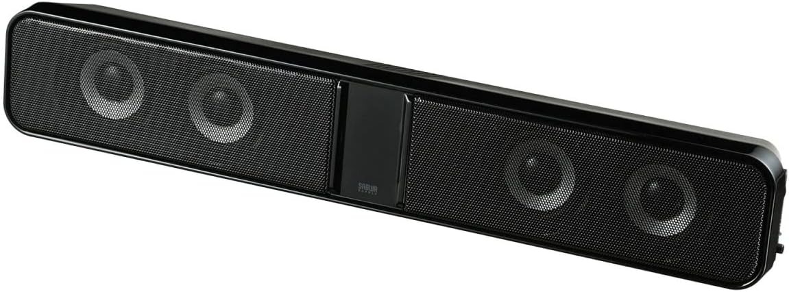 サンワサプライ(SANWA SUPPLY) 液晶テレビ・パソコン用サウンドバースピーカー MM-SPSBA2N2 2022