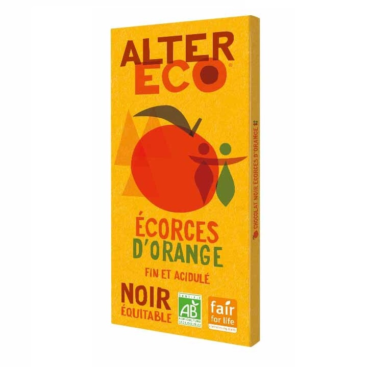 アルテルエコ(ALTER ECO) オーガニックフェアトレードチョコ ノワール オランジェ