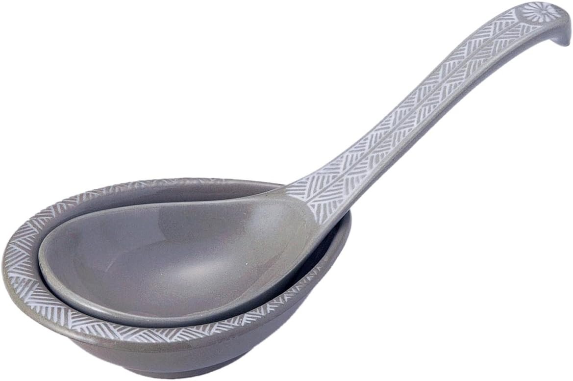 銀峯陶器 花三島 レンゲ セット 大 20011