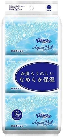 日本製紙クレシア クリネックス ティシュー アクアヴェール ポケット 12個パック