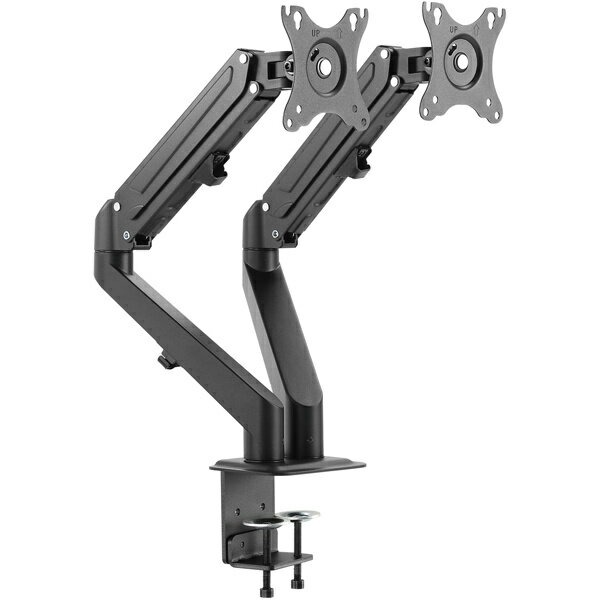 グリーンハウス(GREEN HOUSE) 液晶ディスプレイアーム ガススプリング クランプ式 2アーム GH-AMCS02 2020