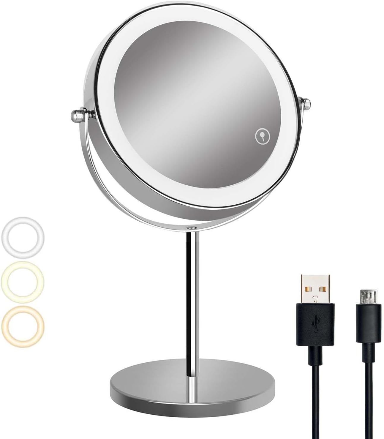 アレボル(ARREBOL) 高さ調整女優ミラー 8インチ