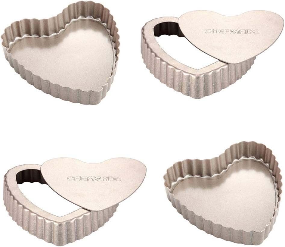 CHEFMADE タルト型 4セット miniハート型