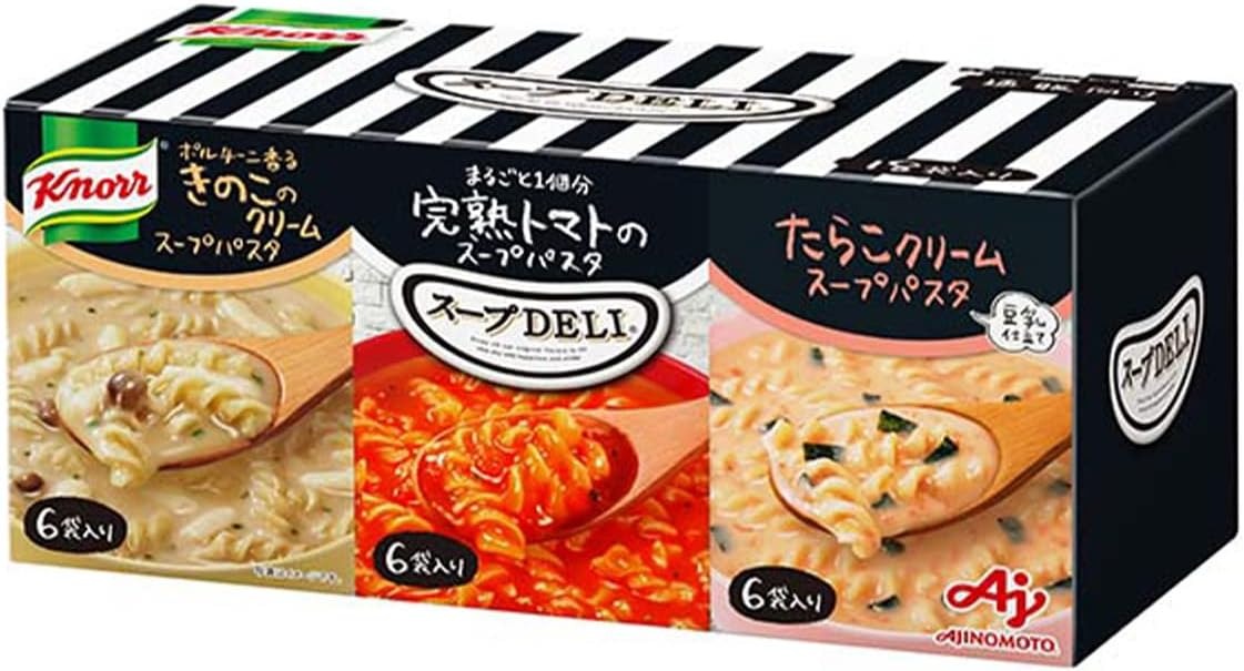 味の素(AJIMOMOTO) クノール スープDELI トマト きのこ たらこ