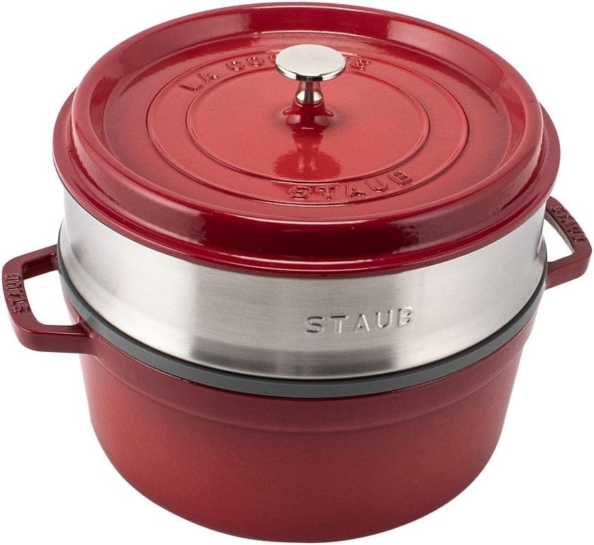 ストウブ(staub) ピコ・ココット スチーマー付 26cm ラウンド 鋳鉄 40510-601-0