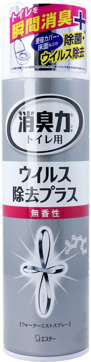 エステー 消臭力 トイレ用スプレー ウイルス除去プラス 無香性