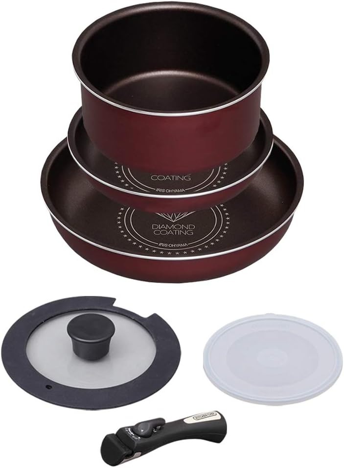 アイリスオーヤマ(IRIS OHYAMA) ダイヤモンドコートパン 6点セット H-GS-SE6