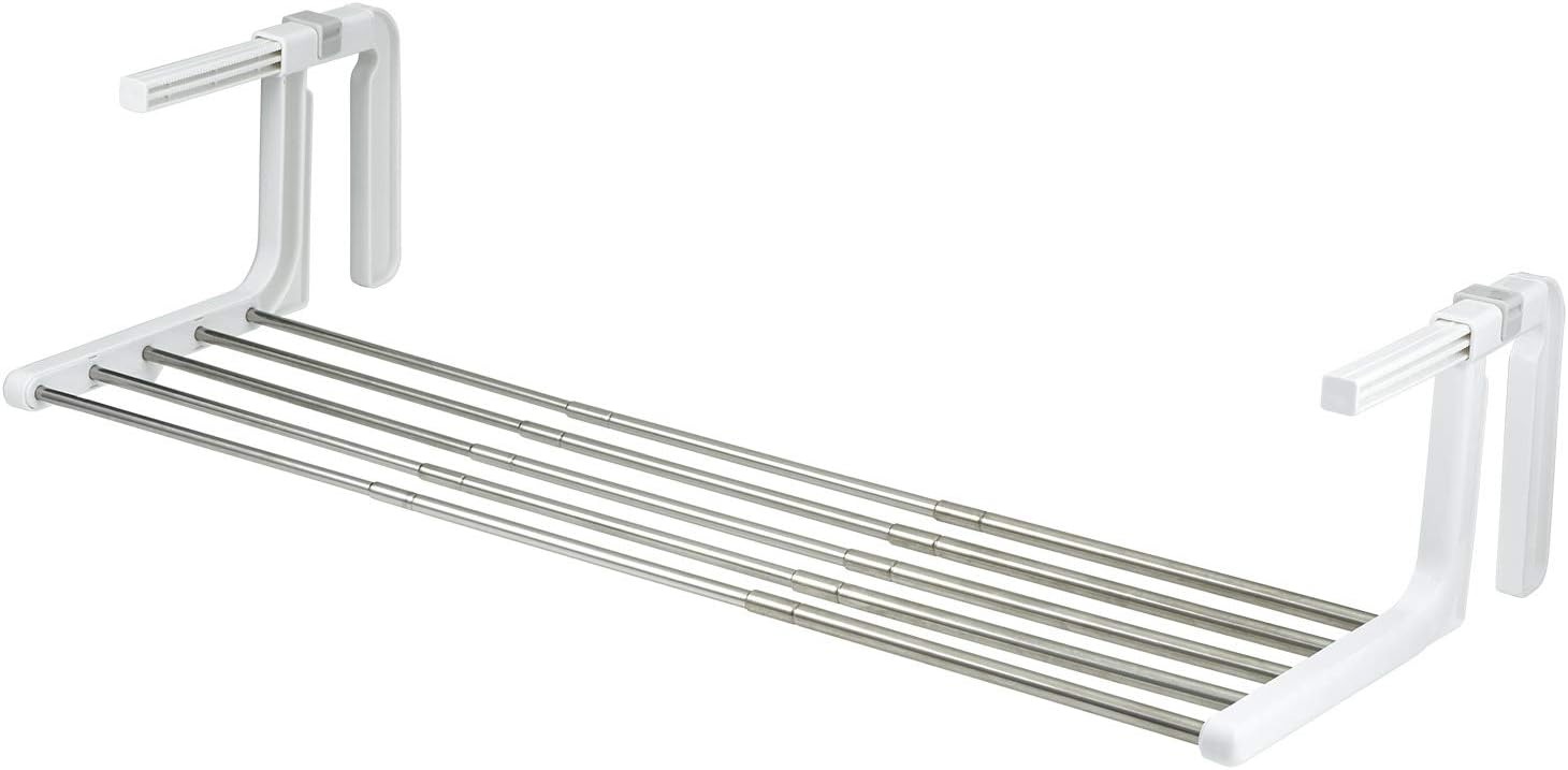 レック(LEC) スペース活用 手すり用 伸縮物干し