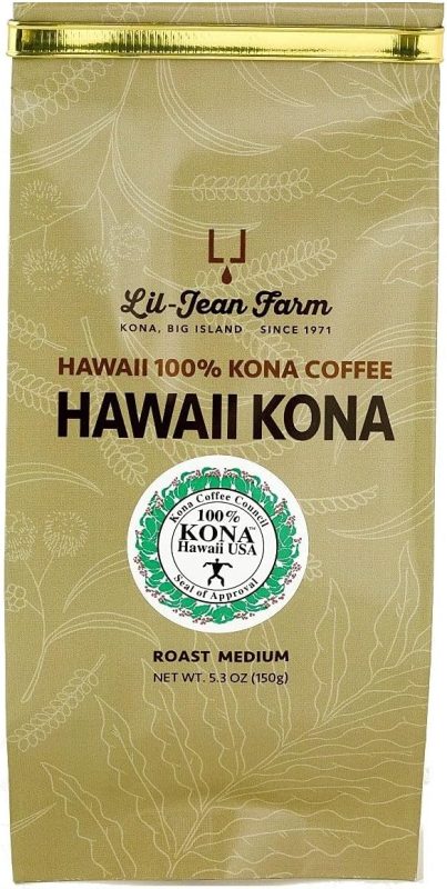 リルジーンファームジャパン ハワイ100%コナコーヒー焙煎豆