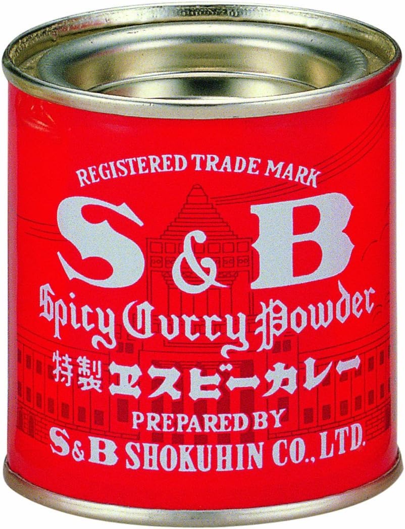 エスビー食品株式会社 S&B 赤缶カレー粉 37g