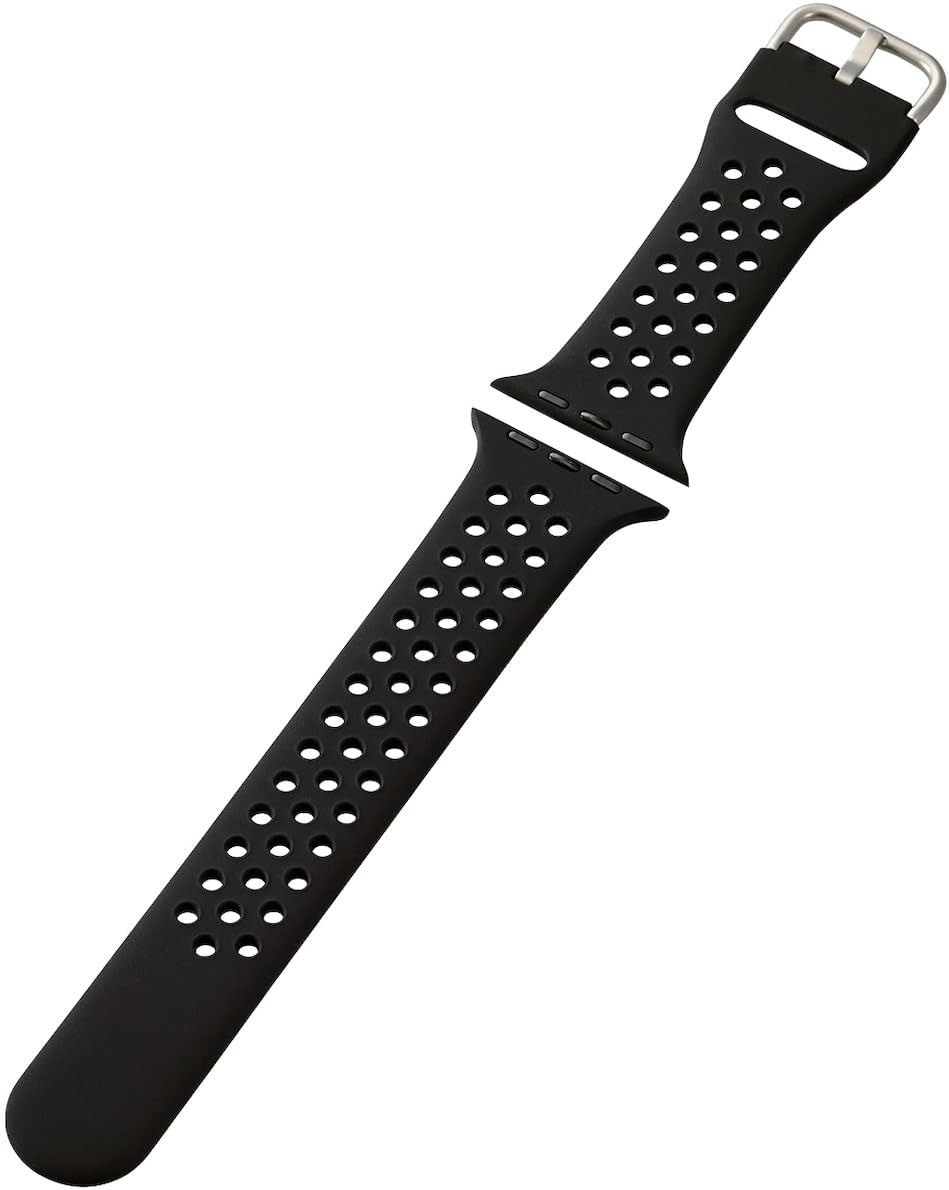 エレコム(ELECOM) Apple Watch用 シリコンバンド アクティブ AW-45BDSCN 2024