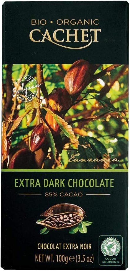 カシェ(Cachet) オーガニックエクストラダークチョコレート85%