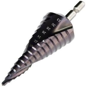 ジェフコム(JEFCOM) ブラックチタンステップドリル DSB-433RH