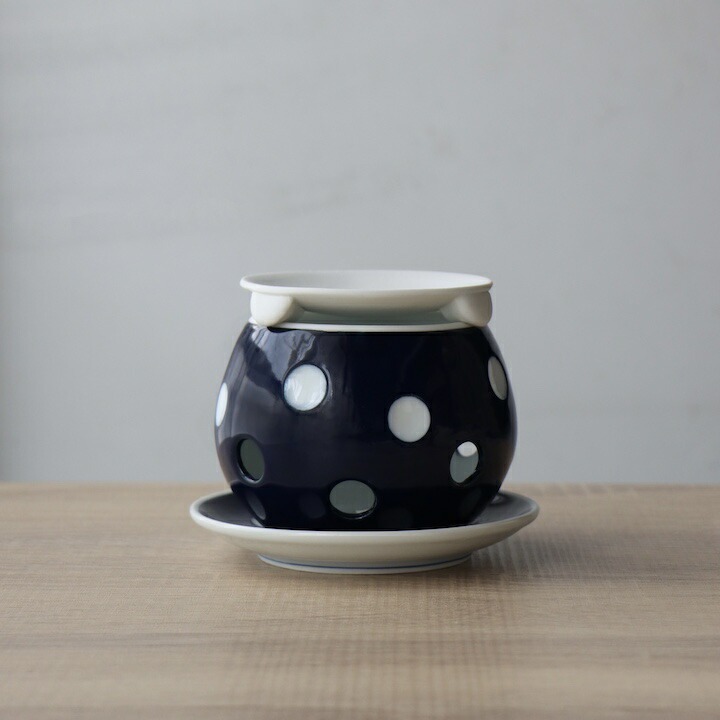 副千製陶所 茶香炉 水玉