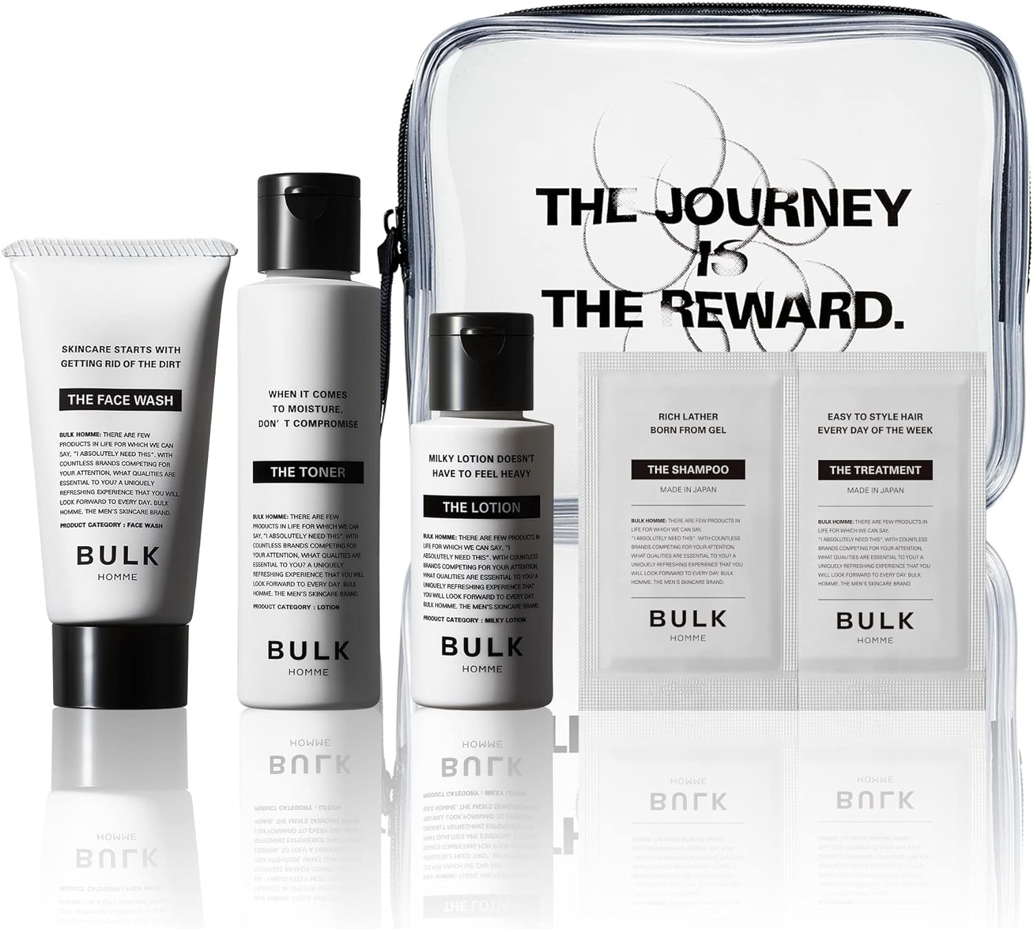 バルクオム(BULK HOMME) THE TRAVEL SET FOR FACE CARE prod-tv05