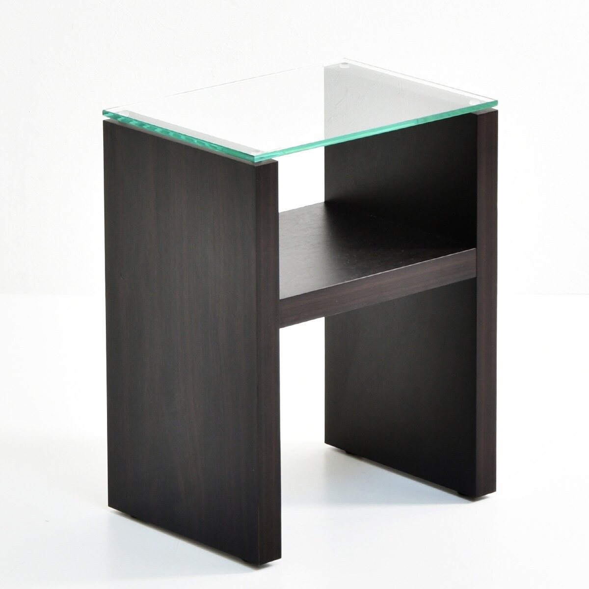 ニトリ(NITORI) ガラス天板ナイトテーブル 5657556