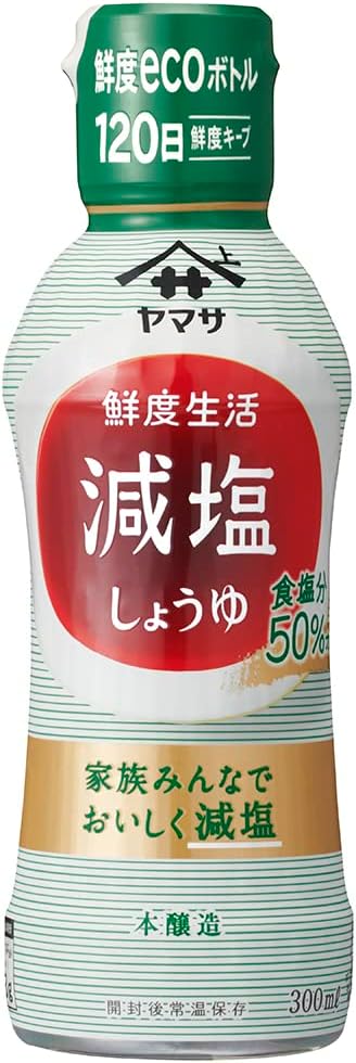 ヤマサ鮮度生活 減塩しょうゆ 600ml