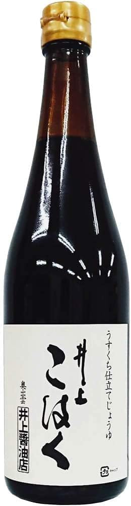 井上醤油店 井上こはく 720ml