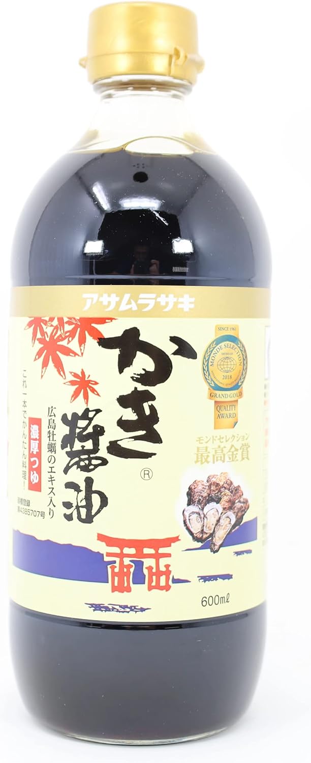 アサムラサキ かき醤油 600ml