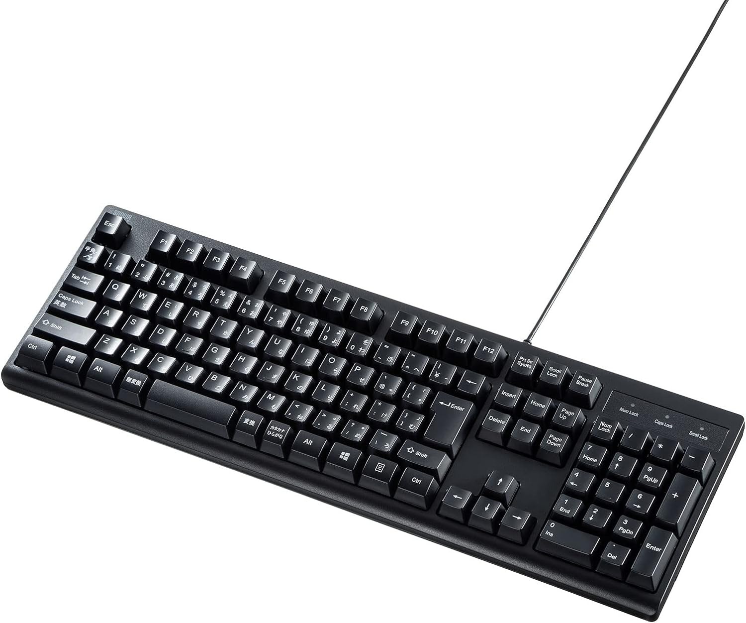 サンワサプライ(SANWA SUPPLY) 日本語109キーボード SKB-BS6BK