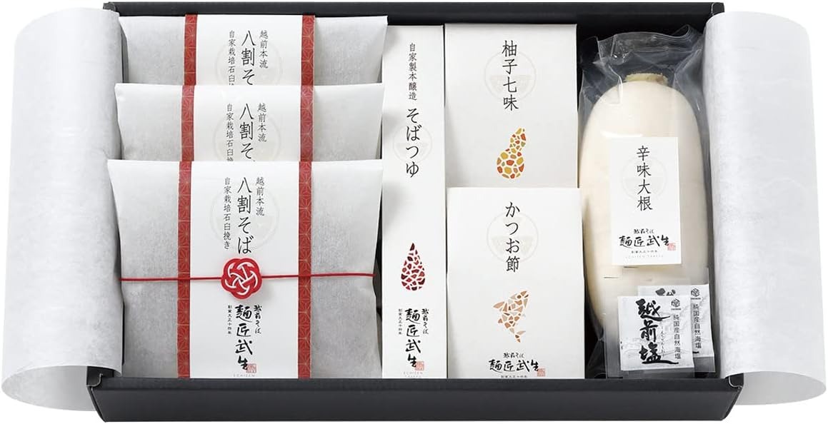 麺匠武生 越前本流 辛味八割そば 8番麺線