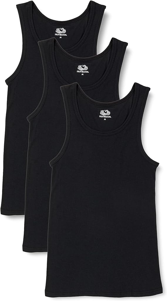 フルーツオブザルーム(FRUIT OF THE LOOM) FTL リブタンクトップ3Pパック
