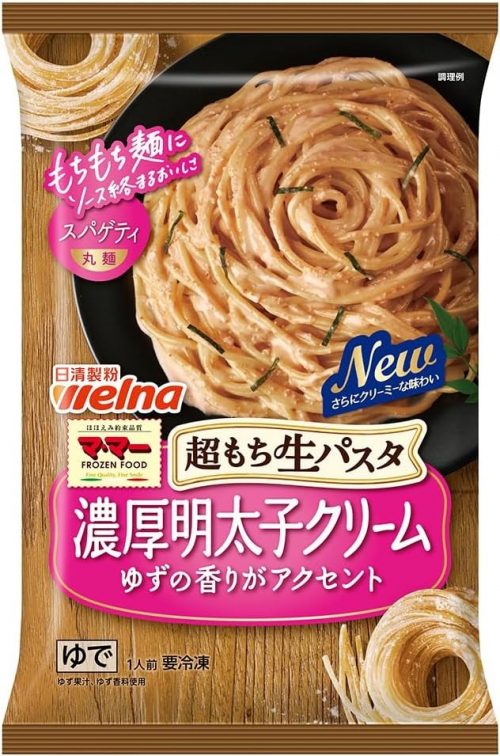 日清製粉ウェルナ マ・マー 超もち生パスタ 濃厚明太子クリーム