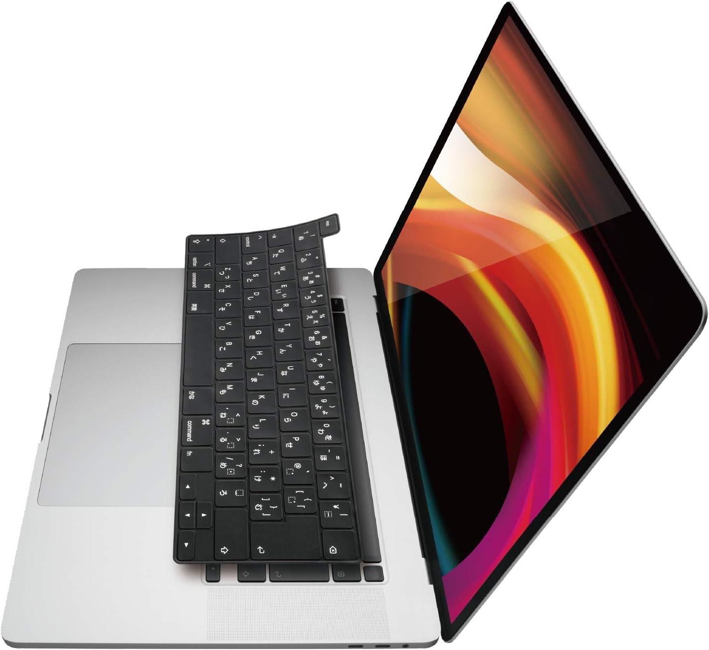 エレコム(ELECOM) Macbook用シリコンキーボードカバー PKS-MBP16BK 2020