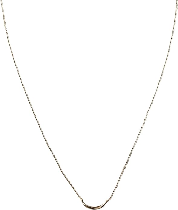 エテ(ete) K10YG レイヤー クレセントムーン ネックレス 761682