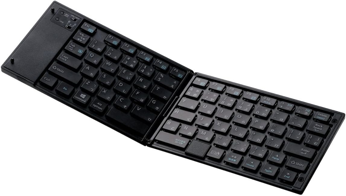 エレコム(ELECOM) タッチパッド搭載ワイヤレスBluetoothキーボード TK-FLP01P